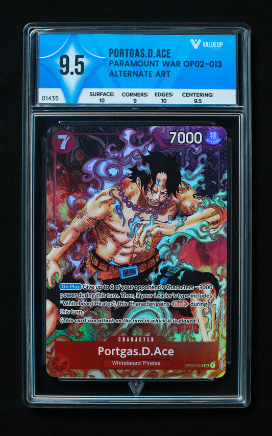 01435 PORTGAS.D.ACE Grading Card