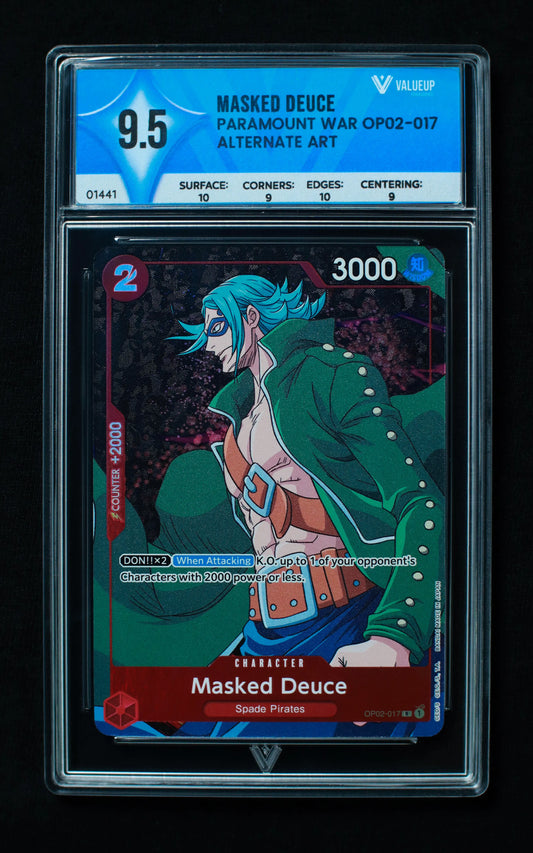 01441 MASKED DEUCE Grading Card