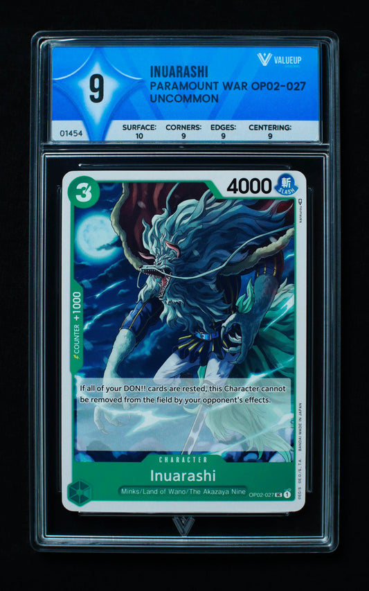 01454 INUARASHI Grading Card