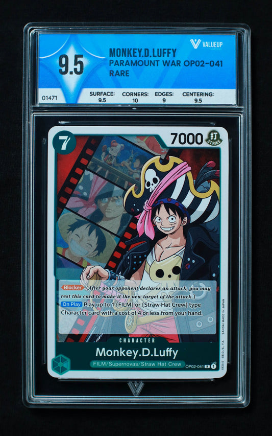 01471 MONKEY.D.LUFFY Grading Card