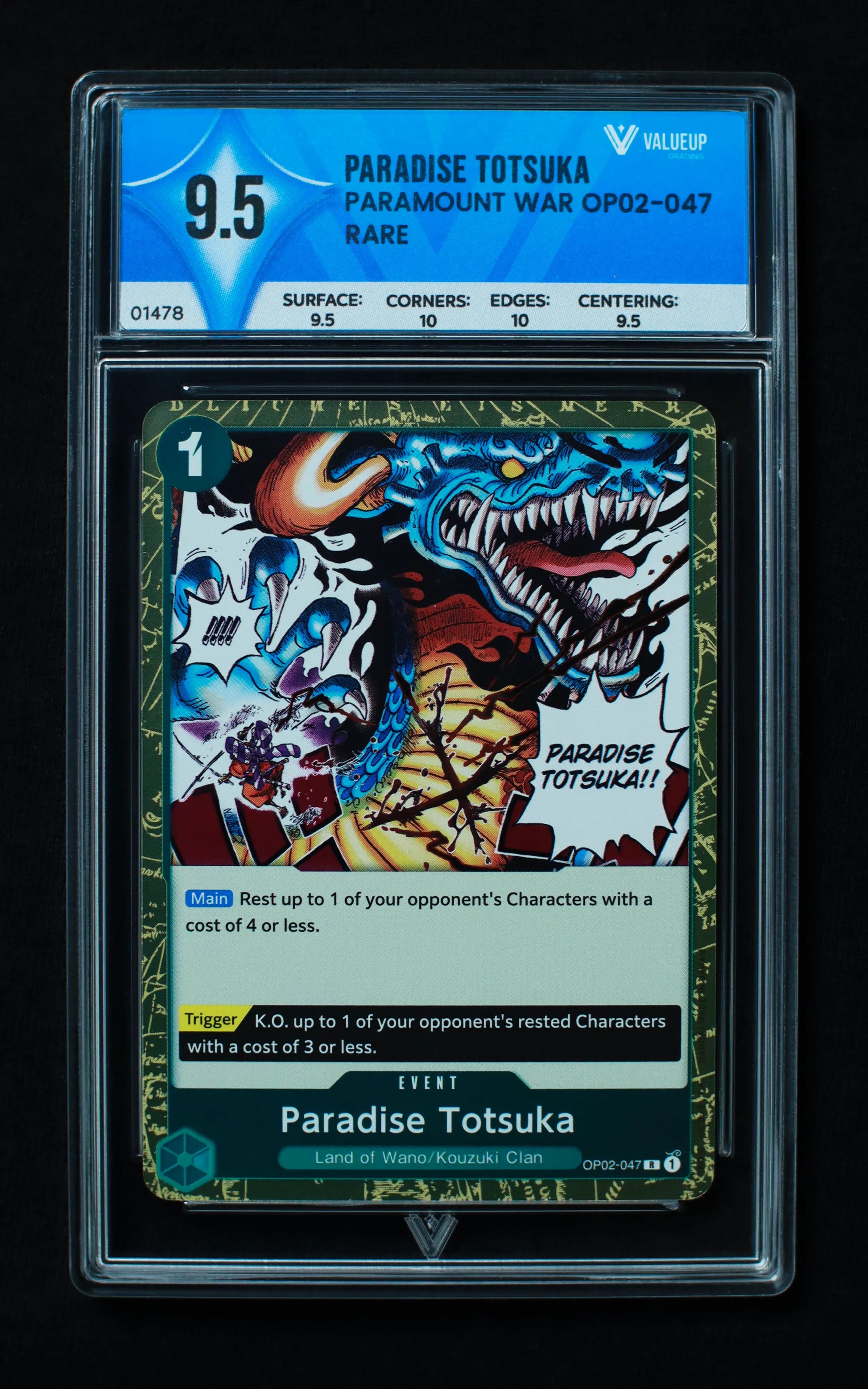 01478 PARADISE TOTSUKA Grading Card