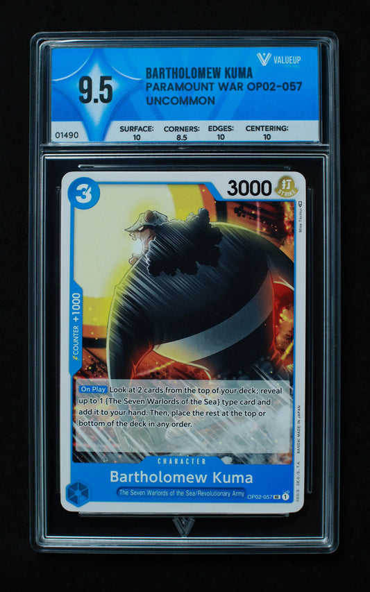 01490 BARTHOLOMEW KUMA Grading Card
