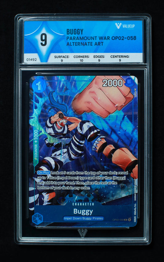 01492 BUGGY Grading Card