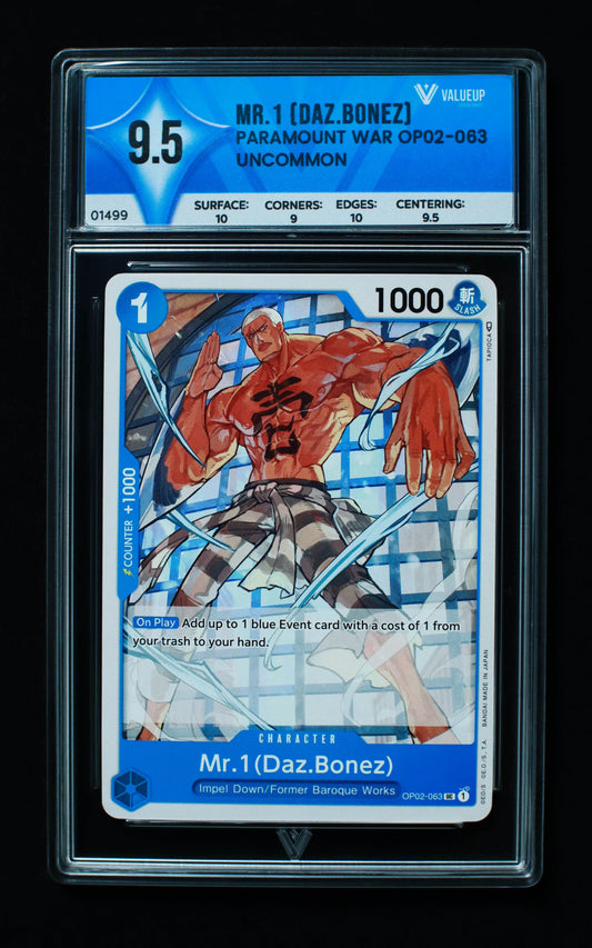 01499 MR.1 (DAZ.BONEZ) Grading Card