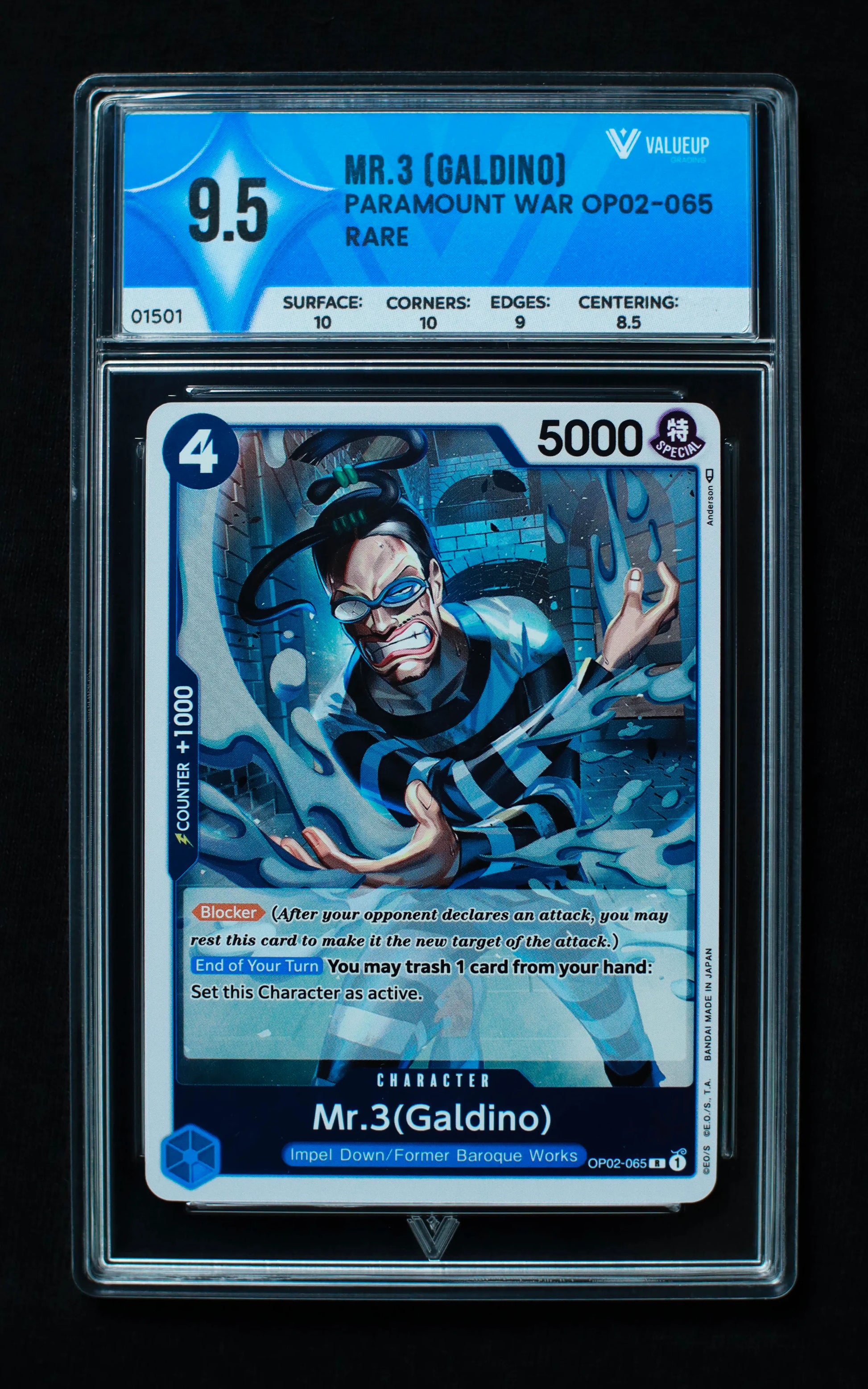 01501 MR.3 (GALDINO) Grading Card