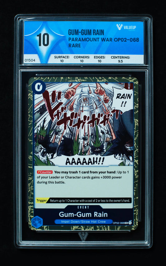 01504 GUM-GUM RAIN Grading Card