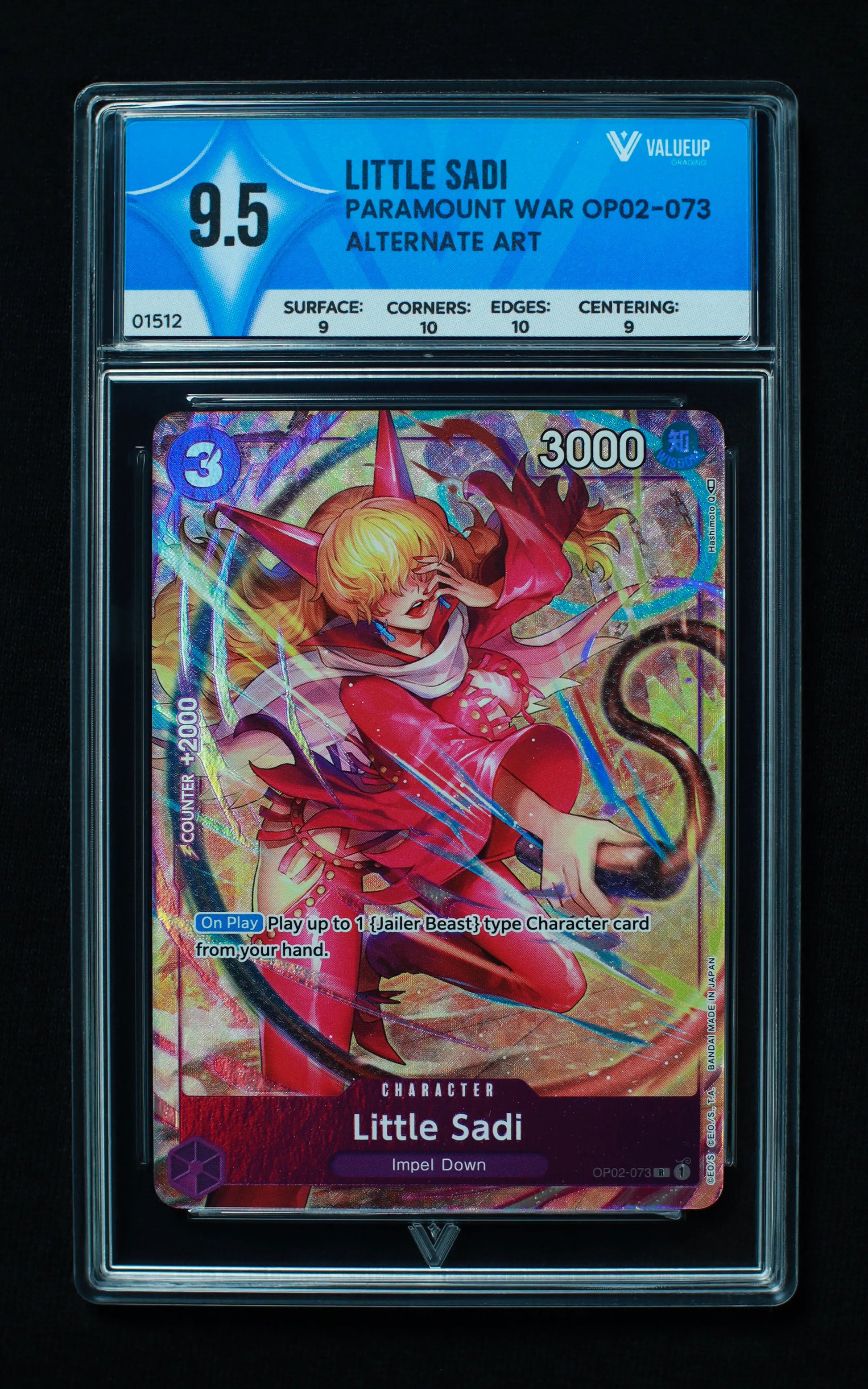 01512 LITTLE SADI Grading Card