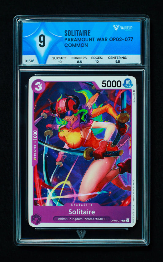 01516 SOLITAIRE Grading Card