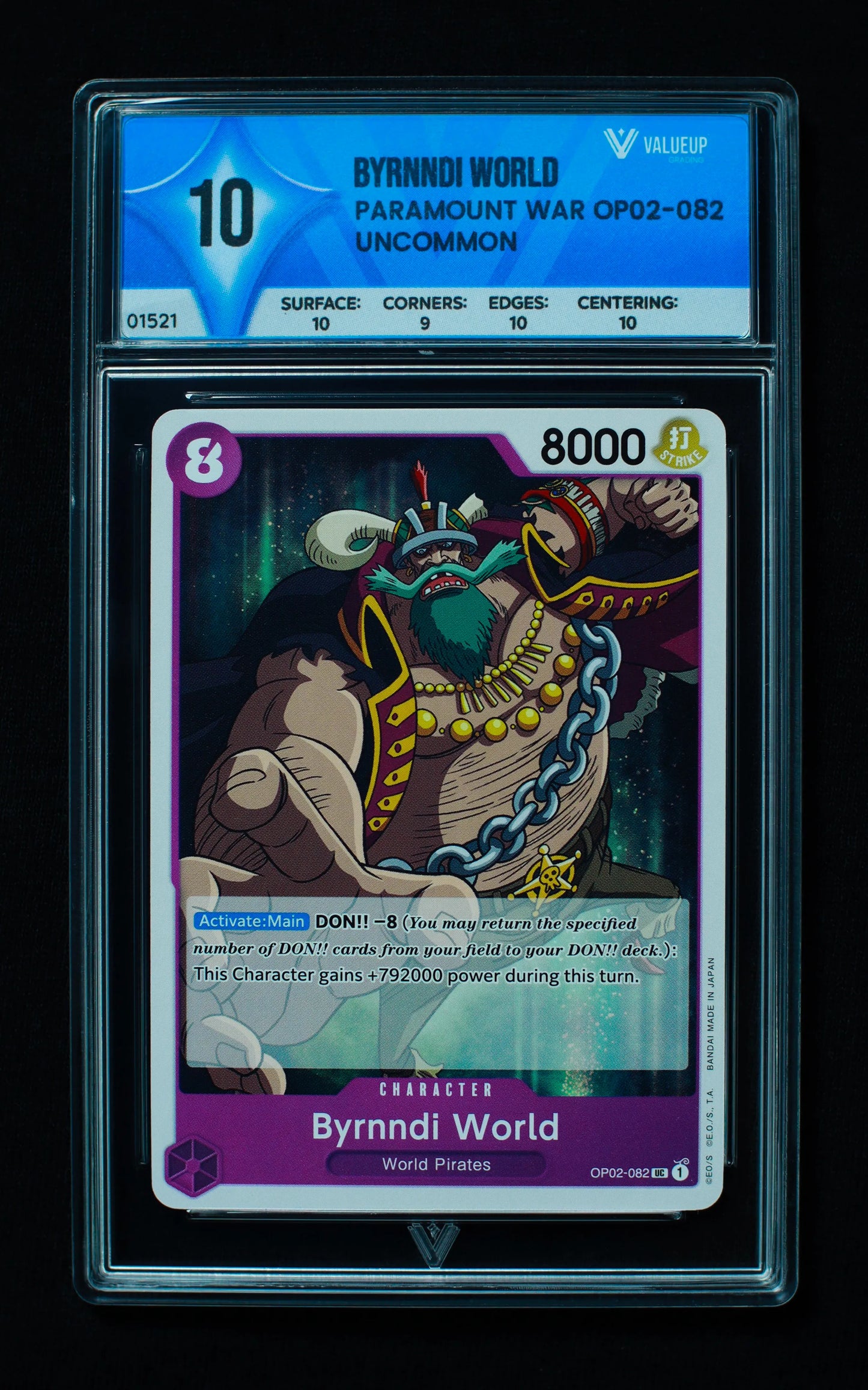 01521 BYRNNDI WORLD Grading Card