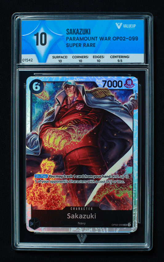 01542 SAKAZUKI Grading Card
