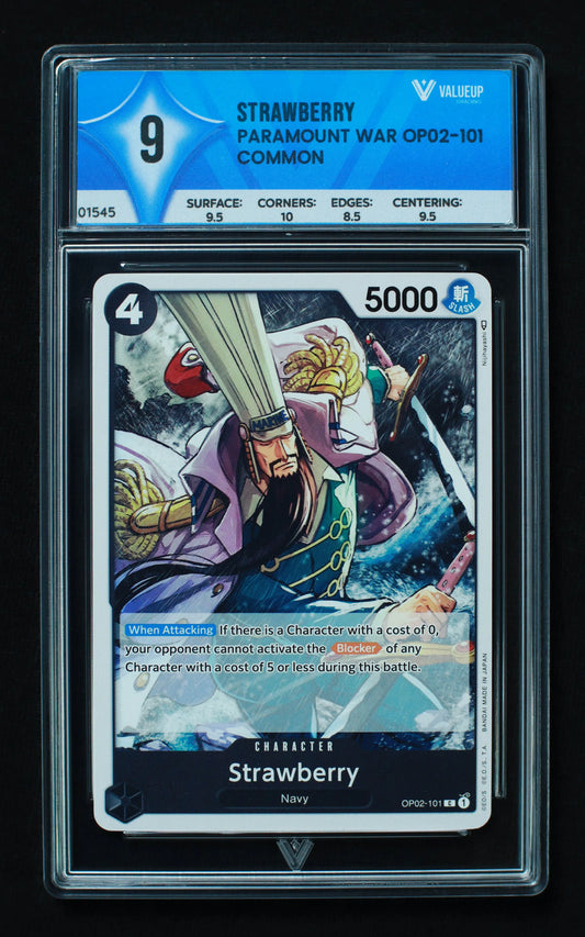 01545 STRAWBERRY Grading Card