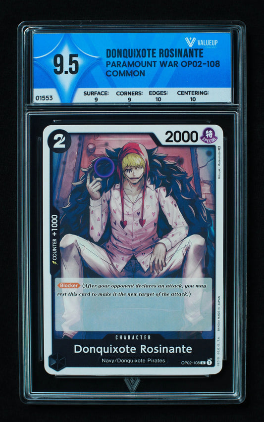 01553 DONQUIXOTE ROSINANTE Grading Card