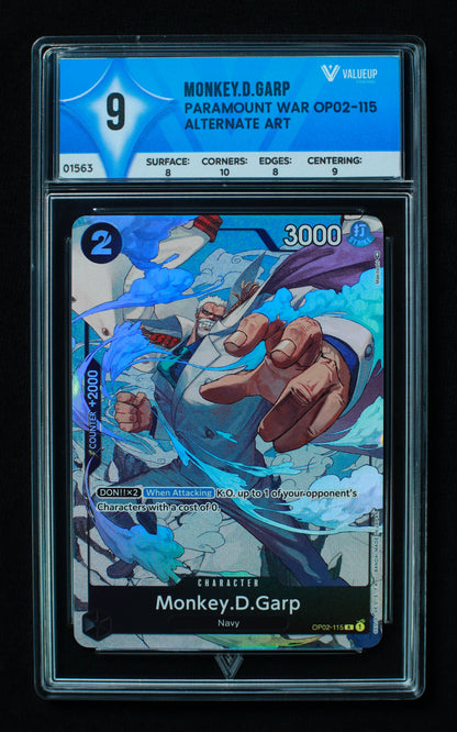 01563 MONKEY.D.GARP Grading Card