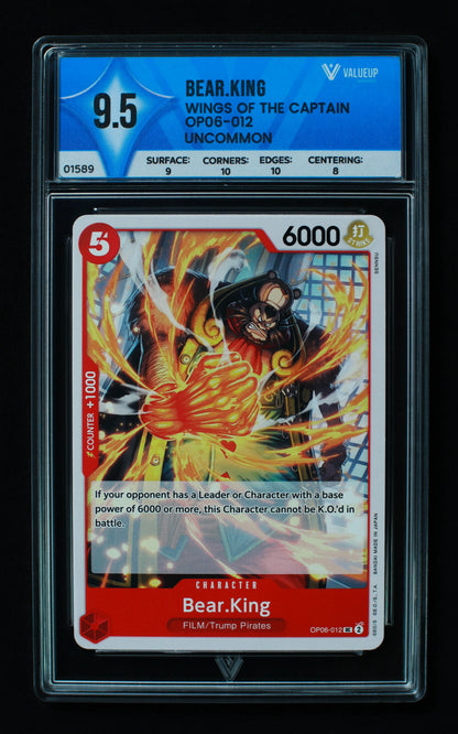 01589 BEAR.KING Grading Card
