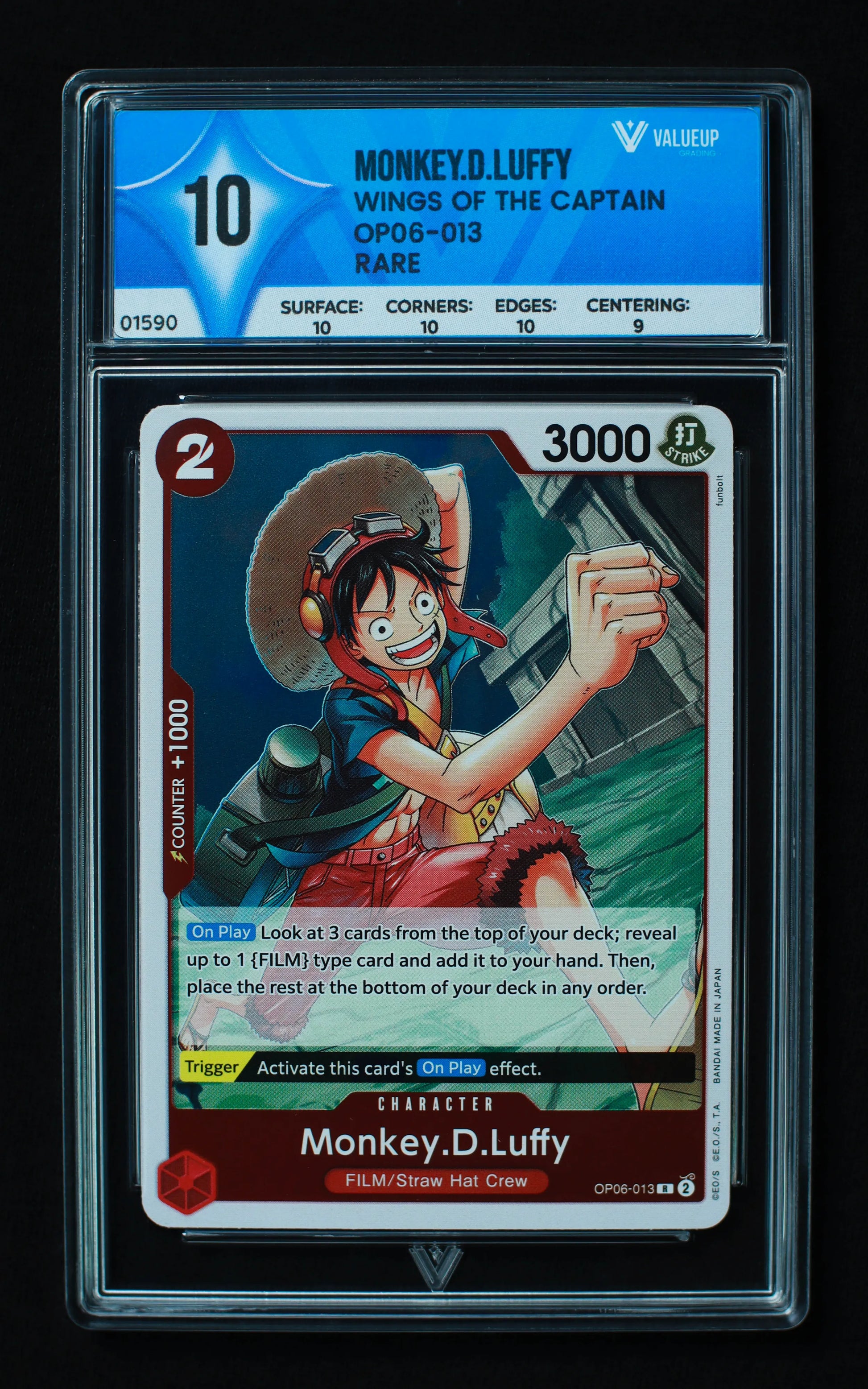 01590 MONKEY.D.LUFFY Grading Card