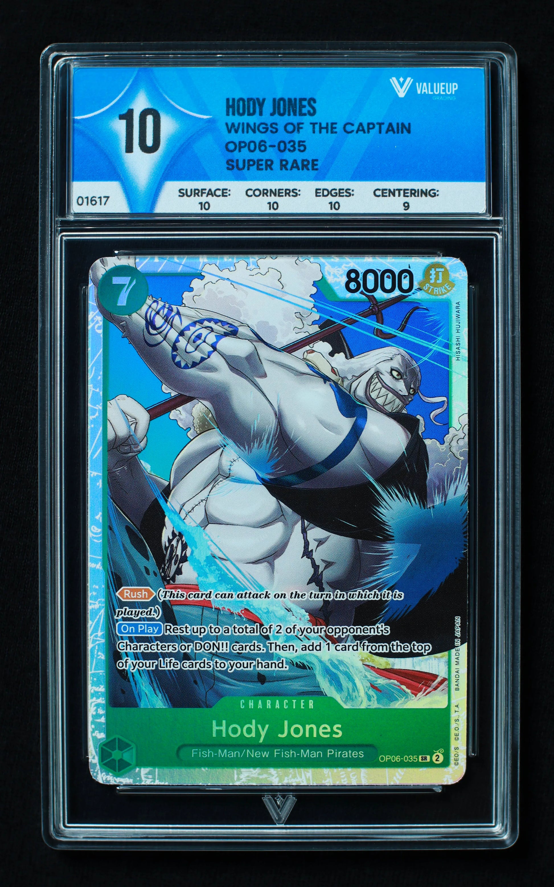 01617 HODY JONES Grading Card