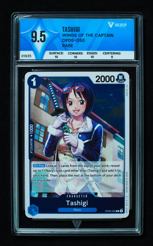 01635 TASHIGI Grading Card