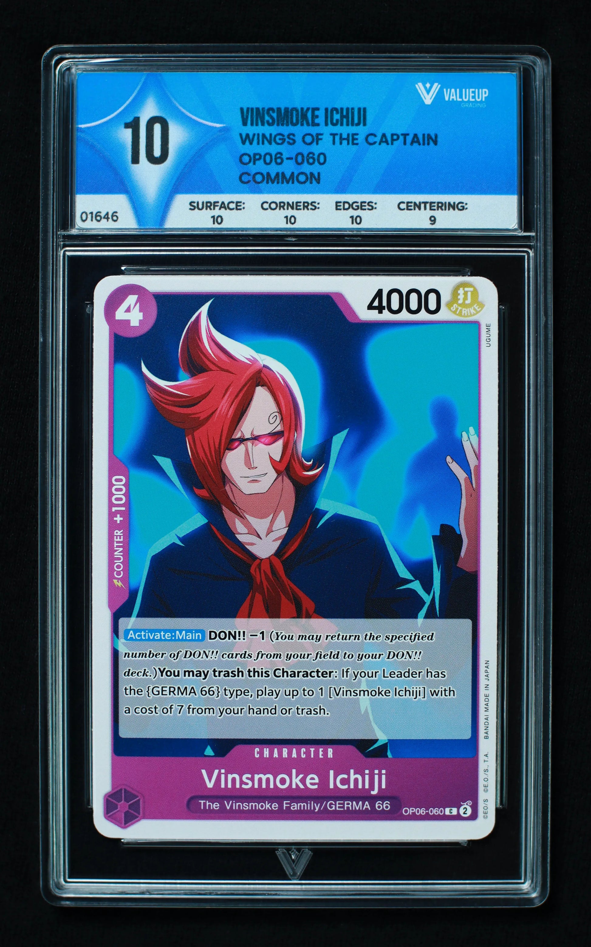 01646 VINSMOKE ICHIJI Grading Card