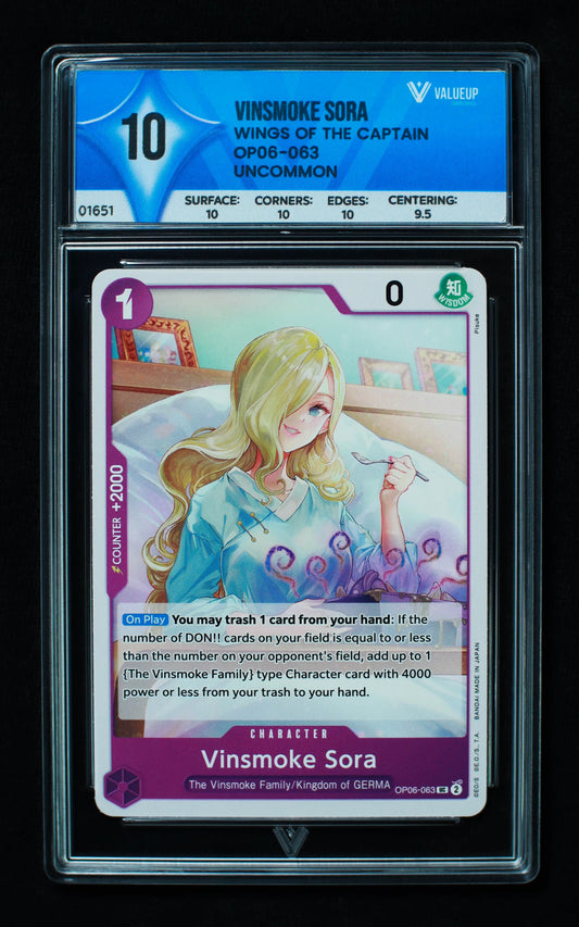 01651 VINSMOKE SORA Grading Card