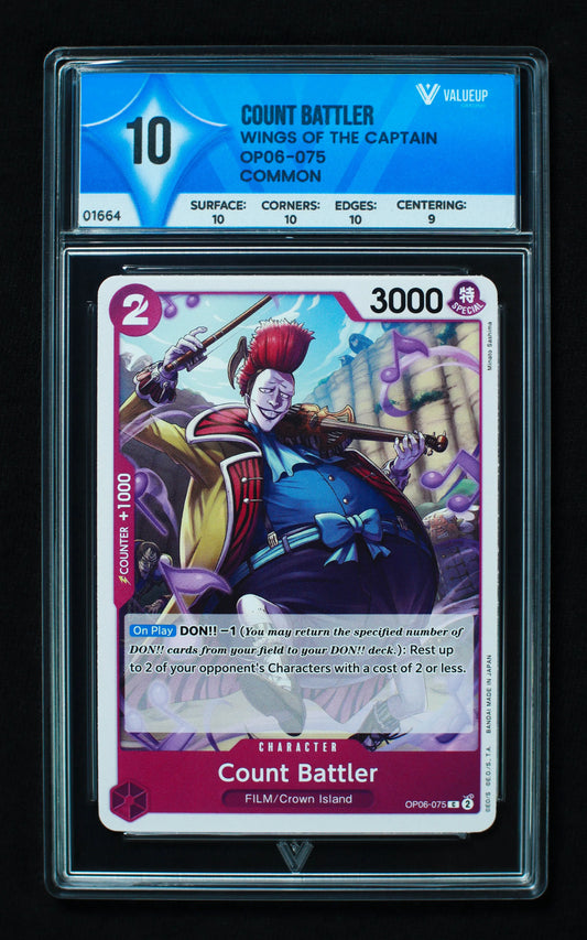 01664 COUNT BATTLER Grading Card