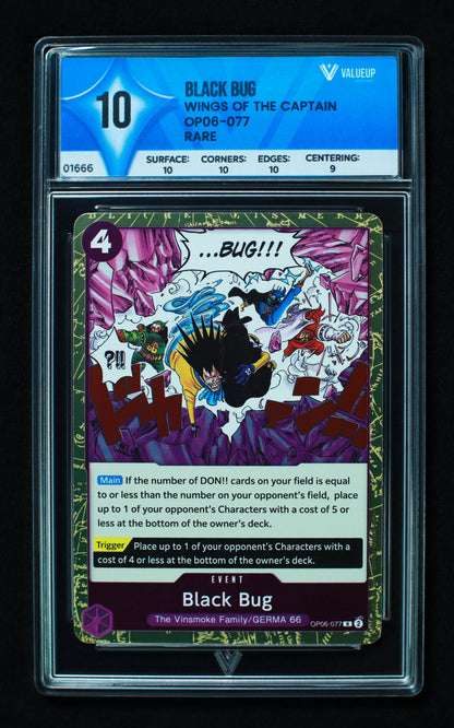 01666 BLACK BUG Grading Card