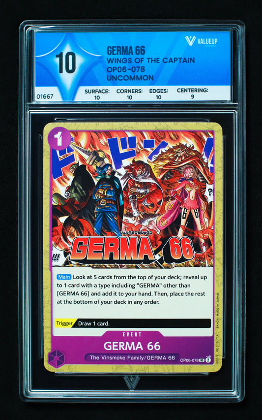 01667 GERMA 66 Grading Card