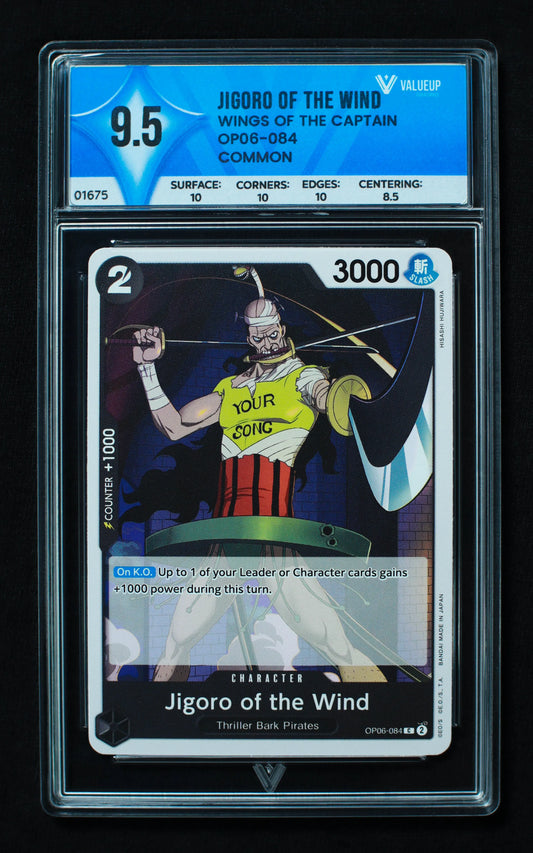 01675 JIGORO OF THE WIND Grading Card