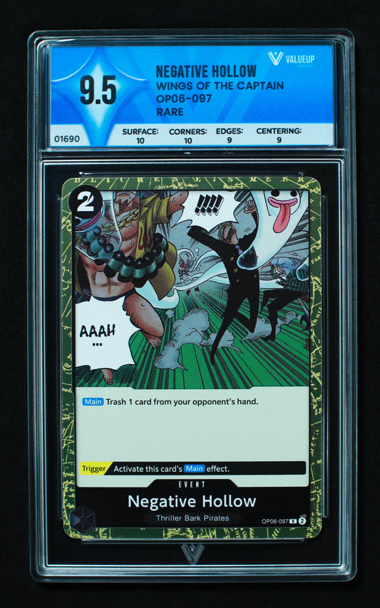 01690 NEGATIVE HOLLOW Grading Card