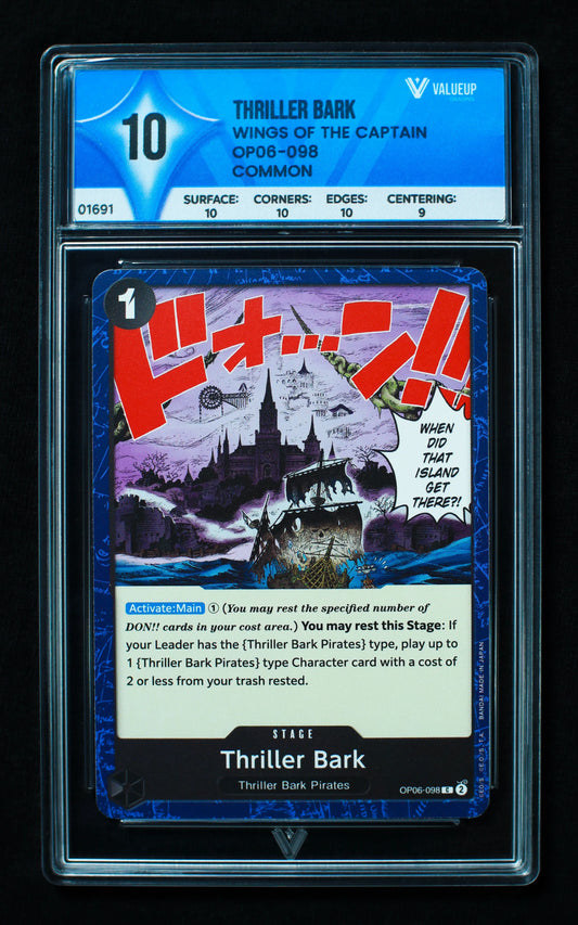 01691 THRILLER BARK Grading Card