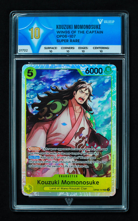 01702 KOUZUKI MOMONOSUKE Grading Card