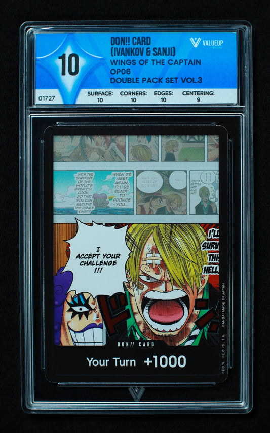 01727 DON!! CARD (IVANKOV &SANJI) Grading Card