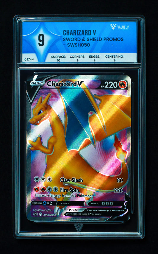 01744 CHARIZARD V Grading Card