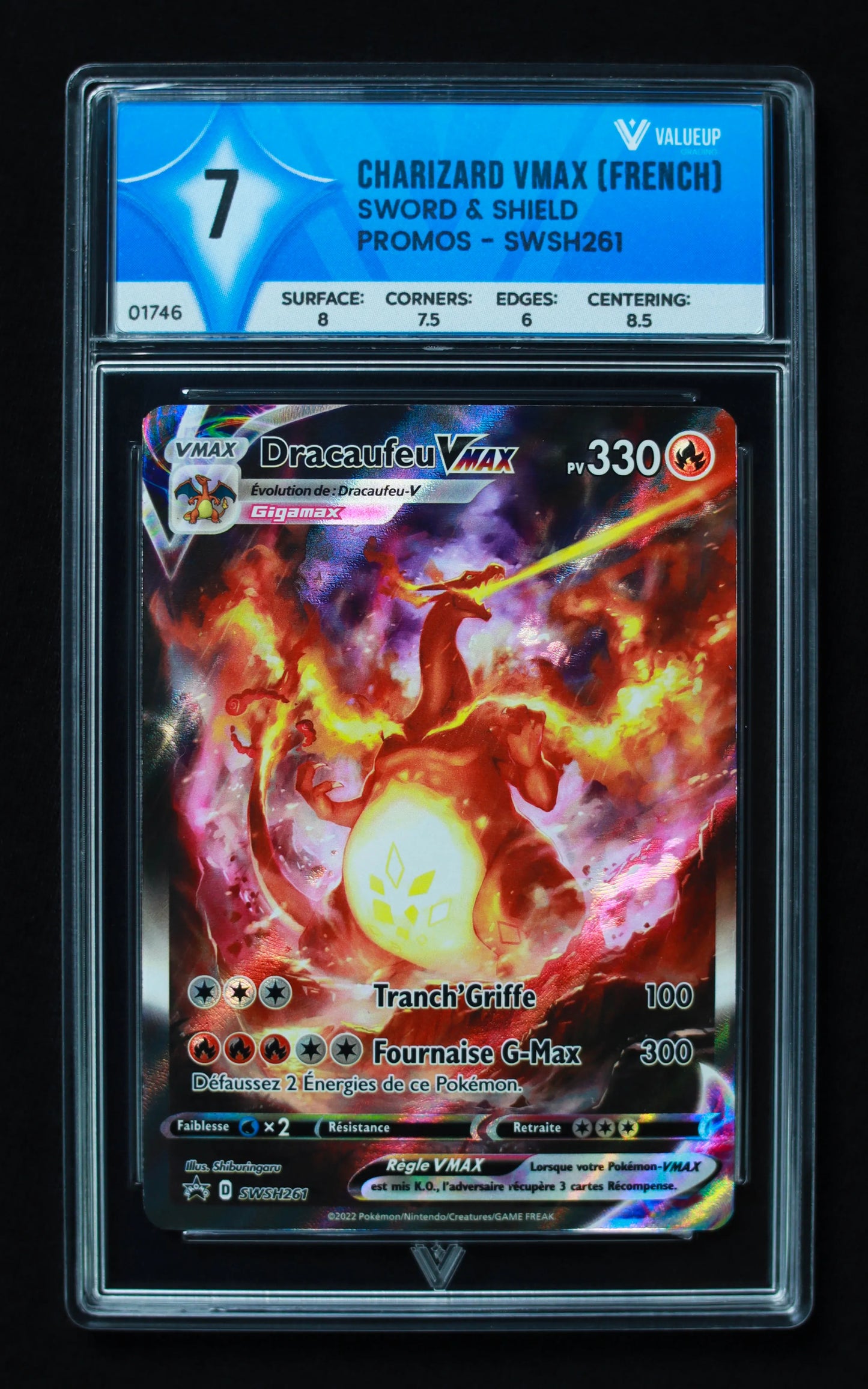 01746 CHARIZARD VMAX (FRENCH) Grading Card