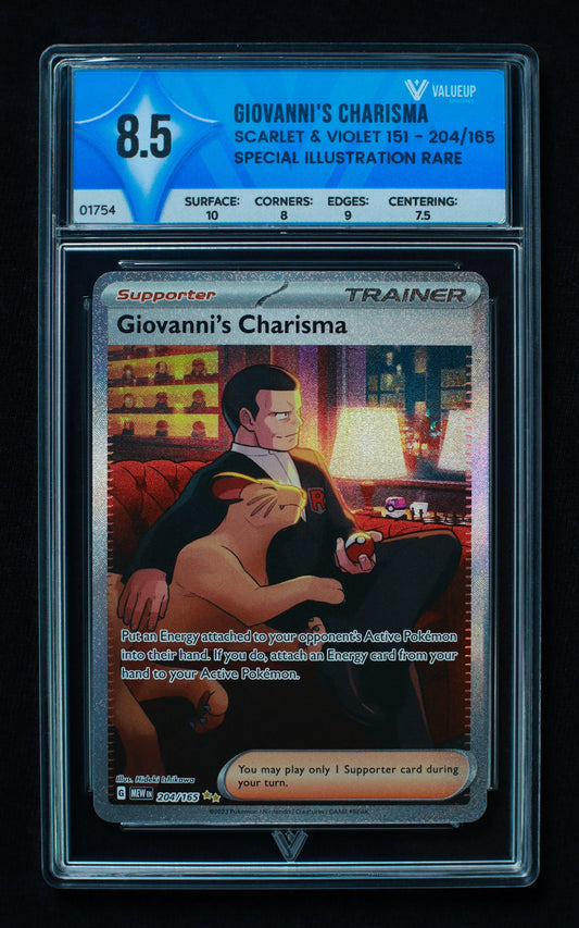 01754 GIOVANNI'S CHARISMA Grading Card