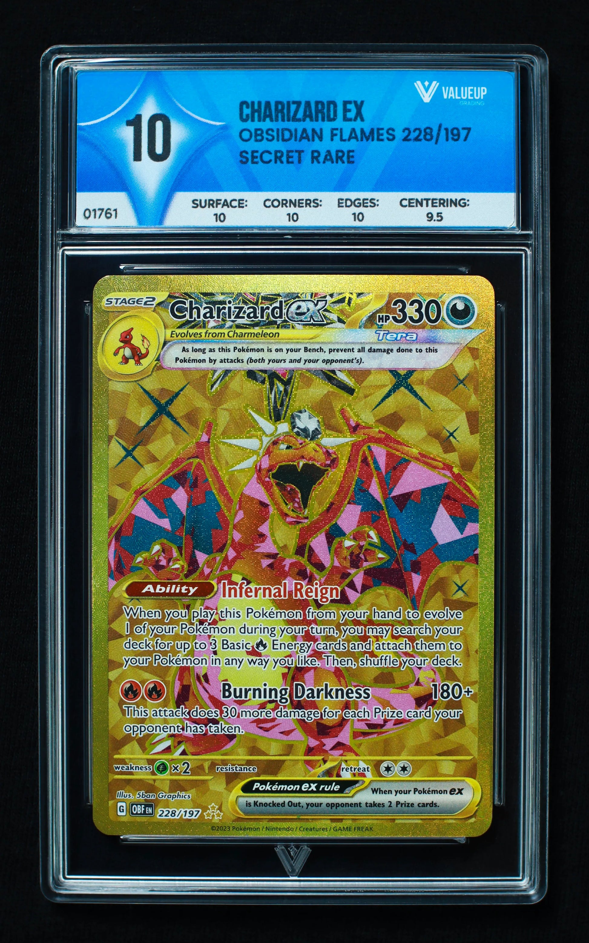 01761 CHARIZARD EX Grading Card