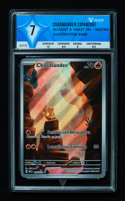 01772 CHARMANDER (SPANISH) Grading Card