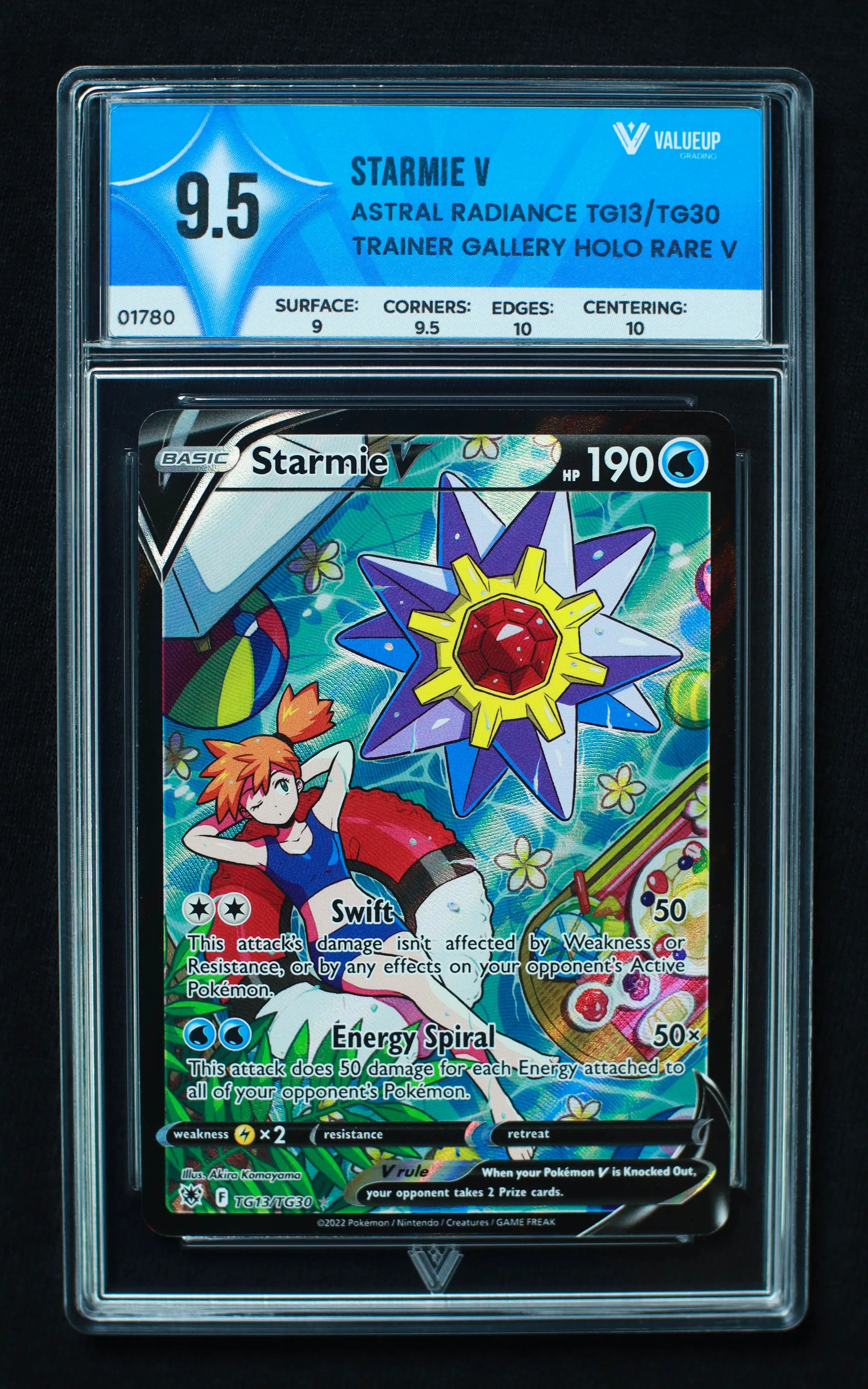 01780 STARMIE V Grading Card