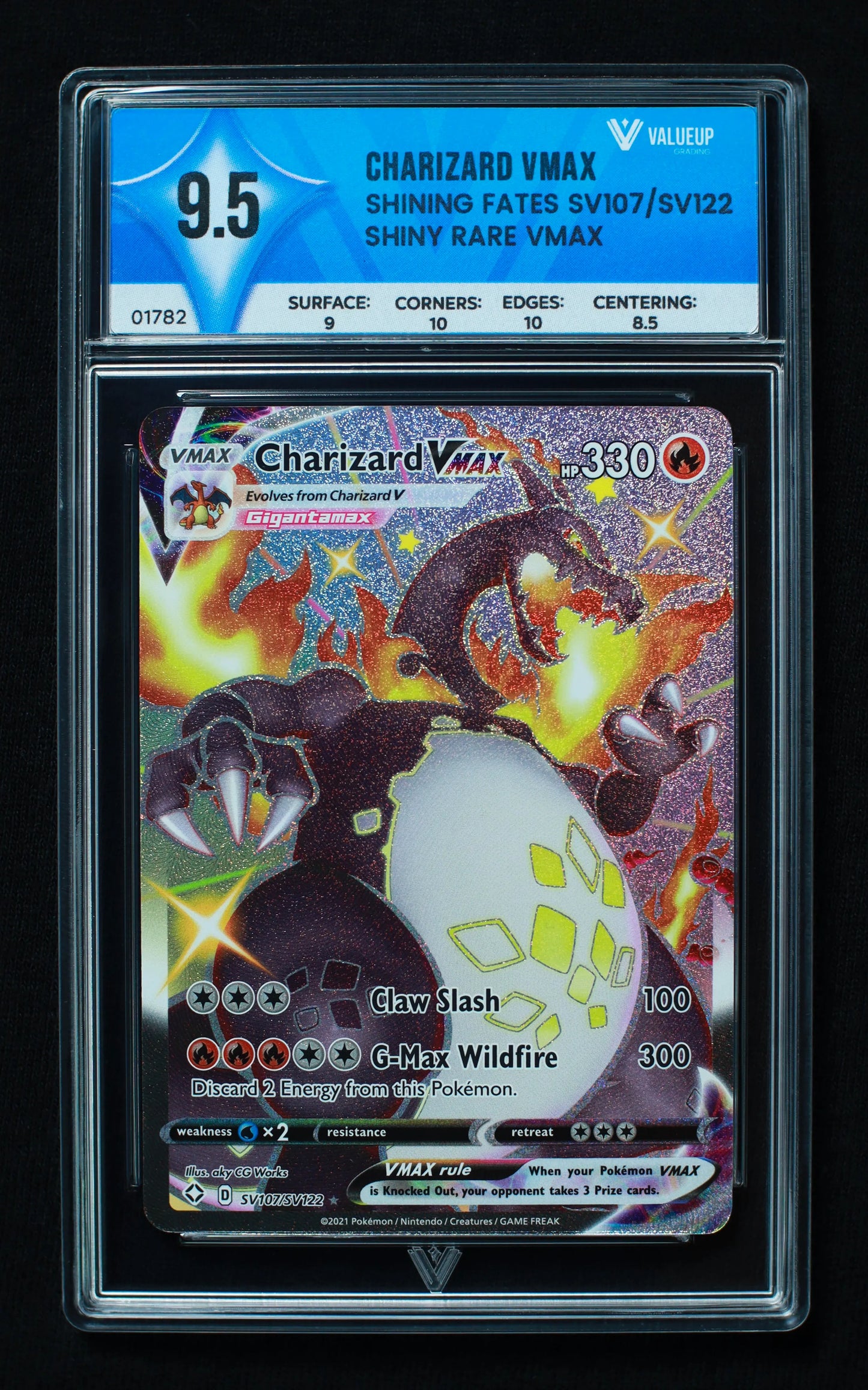 01782 CHARIZARD VMAX Grading Card