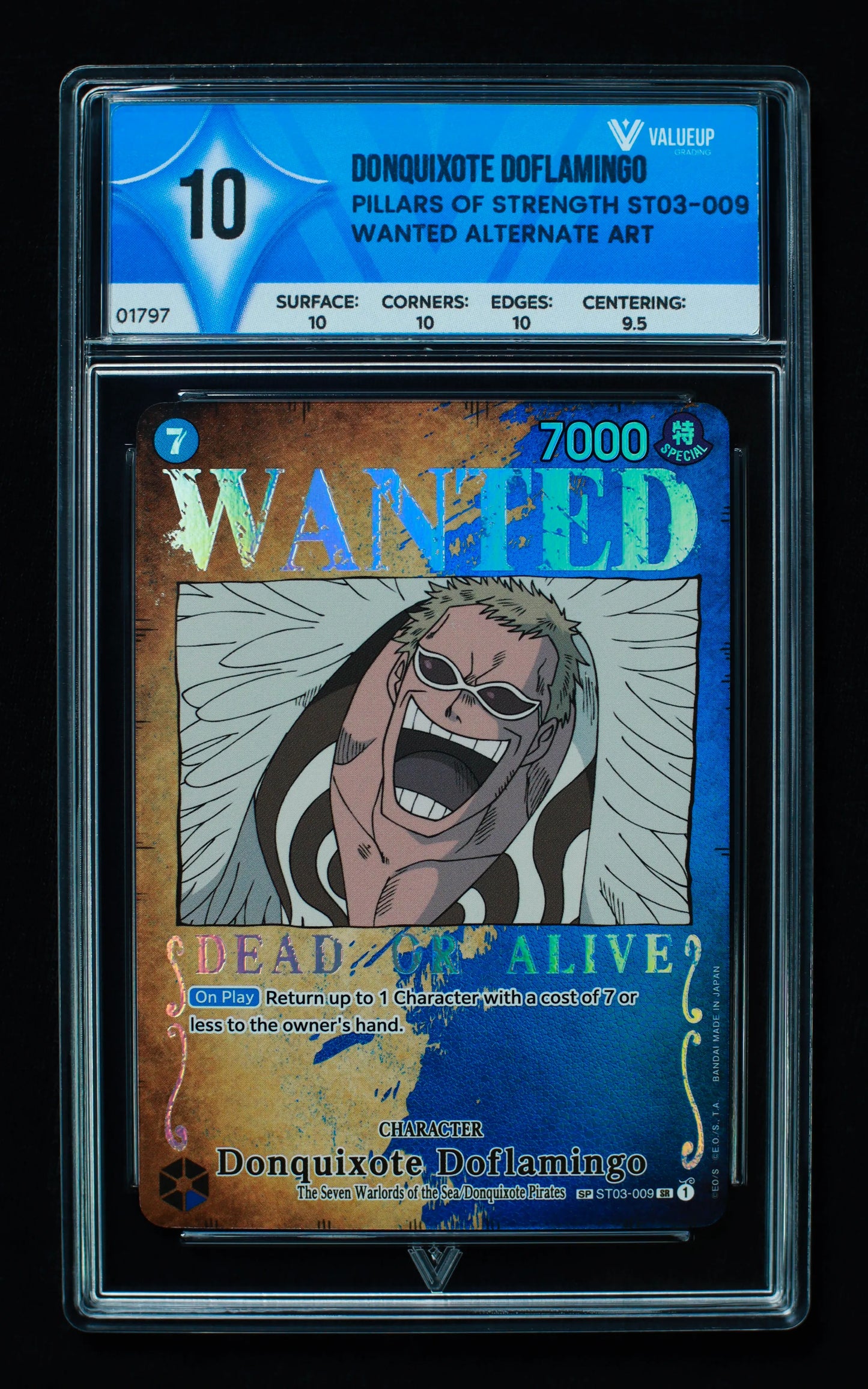 01797 DONQUIXOTE DOFLAMINGO Grading Card