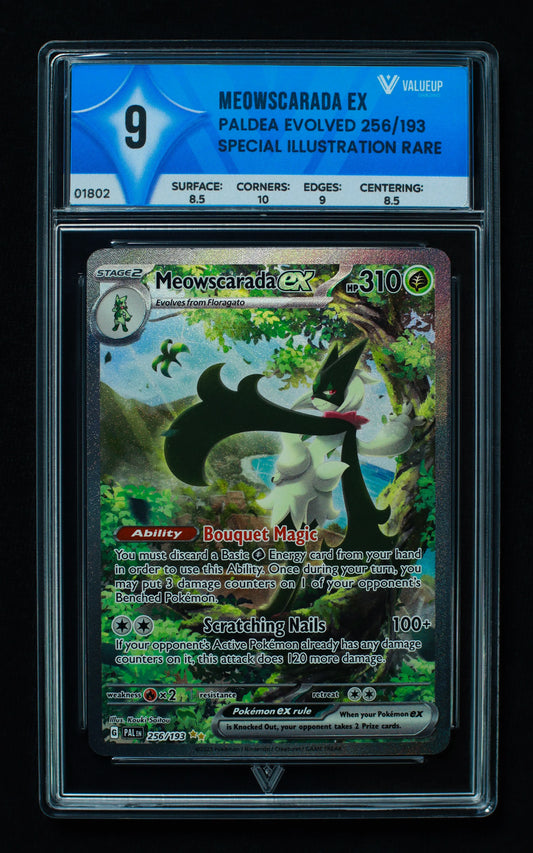 01802 MEOWSCARADA EX Grading Card