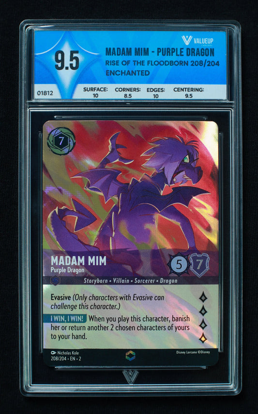 01812 MADAM MIM - PURPLE DRAGON Grading Card