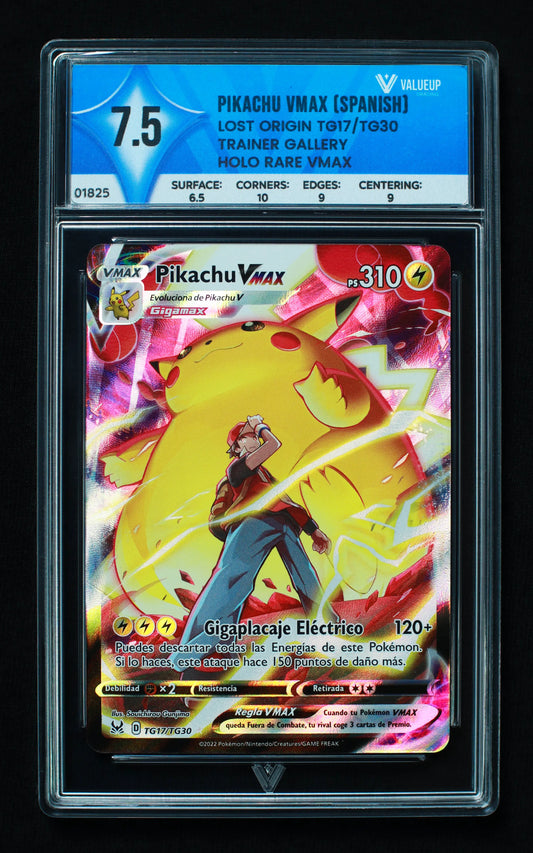 01825 PIKACHU VMAX (SPANISH) Grading Card