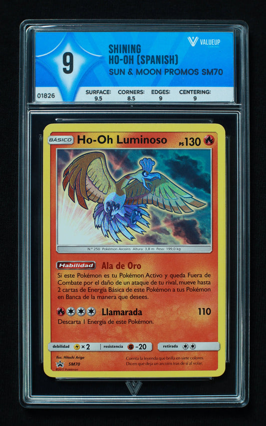 01826 SHINING HO-OH (SPANISH) Grading Card