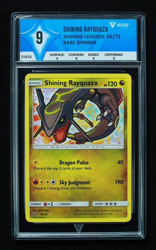 01836 SHINING RAYQUAZA Grading Card