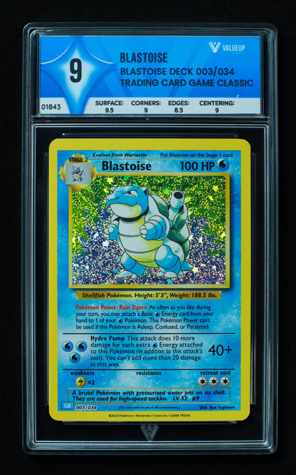 01843 BLASTOISE Grading Card