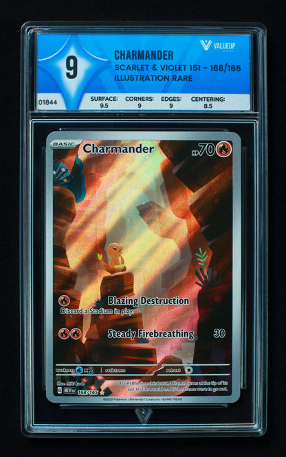 01844 CHARMANDER Grading Card