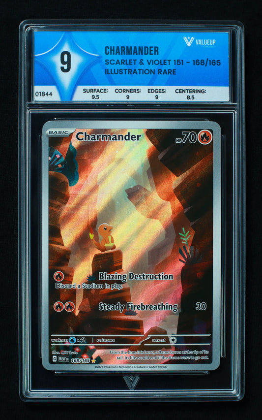 01844 CHARMANDER Grading Card