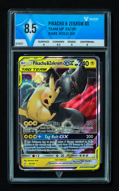 01851 PIKACHU & ZEKROM GX