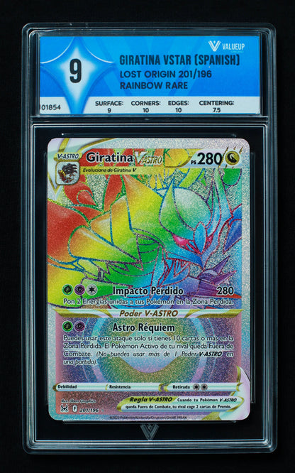 01854 GIRATINA VSTAR (SPANISH) Grading Card