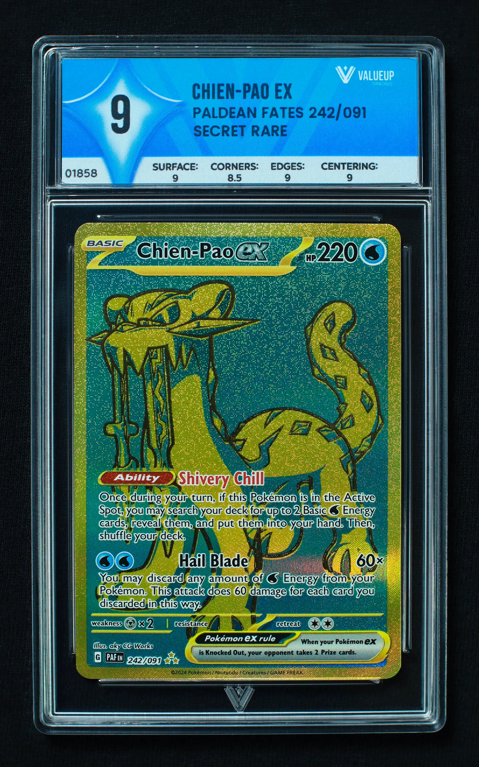 01858 CHIEN-PAO EX Grading Card